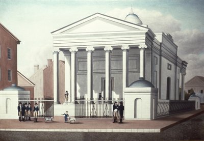 Bank of Pennsylvania, ca. 1804 af American School